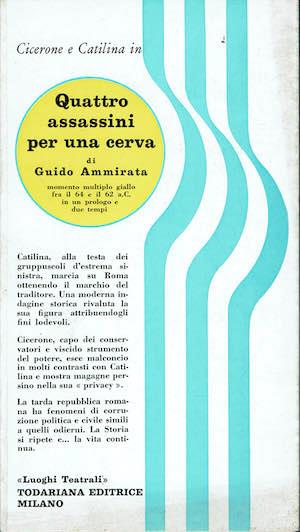 Quattro assassini per una cerva - copertina