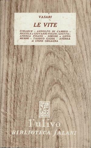 Le vite - Giorgio Vasari - copertina