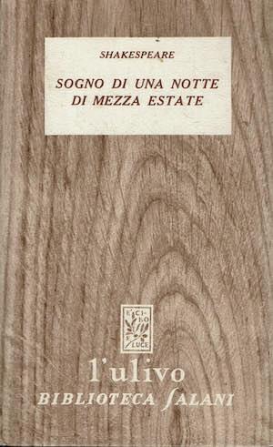 Sogno di una notte di mezza estate - copertina
