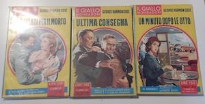 Stock 3 gialli George Harmon Coxe . 1 ) 50 dollari per il morto 2 ) un minuto dopo le otto 3 ) Ultima consegna - copertina