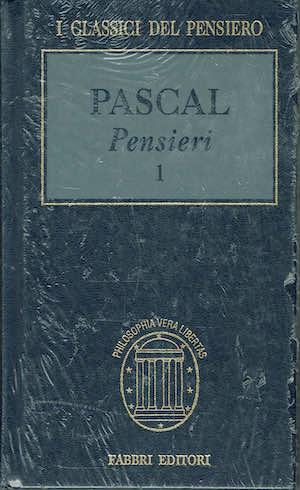 Pascal Pensieri vol. 1 - Blaise Pascal - copertina