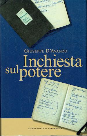 Inchiesta sul potere - Giuseppe D'Avanzo - copertina