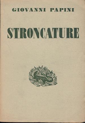 Stroncature - Giovanni Papini - copertina