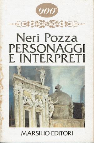 Personaggi e interpreti - Neri Pozza - copertina