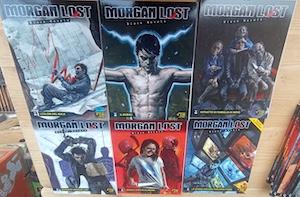 Morgan Lost - Black Novels 1/6 .Serie completa,con il poster in allegato - copertina