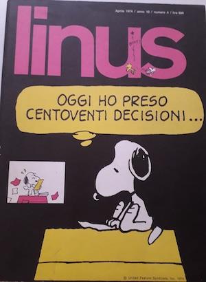Linus - Anno 1974 - numero 4 - copertina