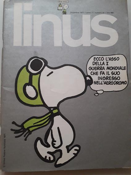 Linus - Anno 1971 - numero 81 - copertina