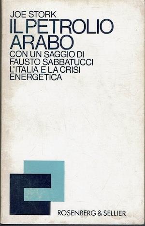 Il petrolio arabo - Joe Stork - copertina