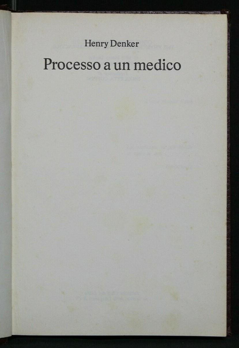 Processi A Un Medico