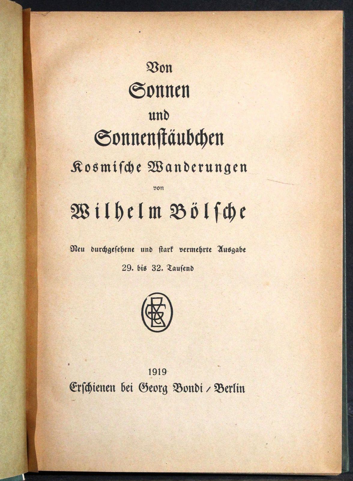 Von Sonnen Und Sonnenstaubchen