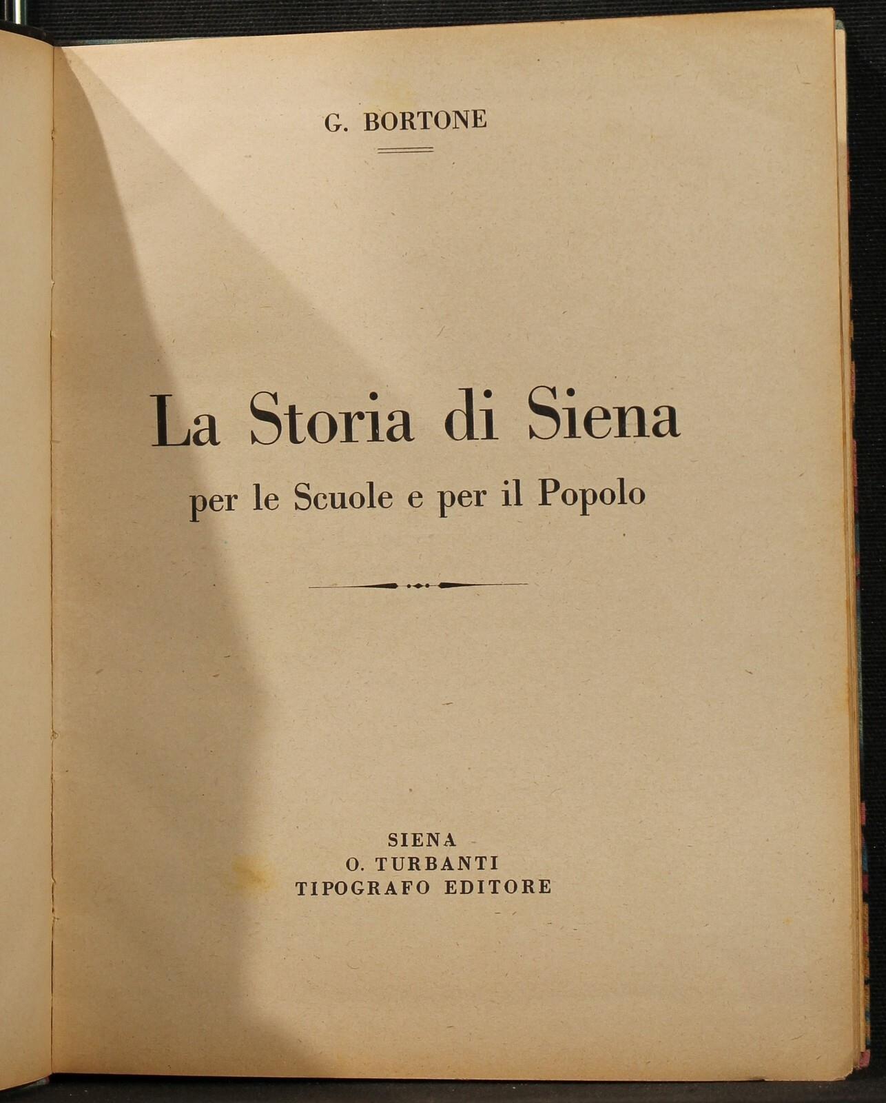 La Storia Di Siena