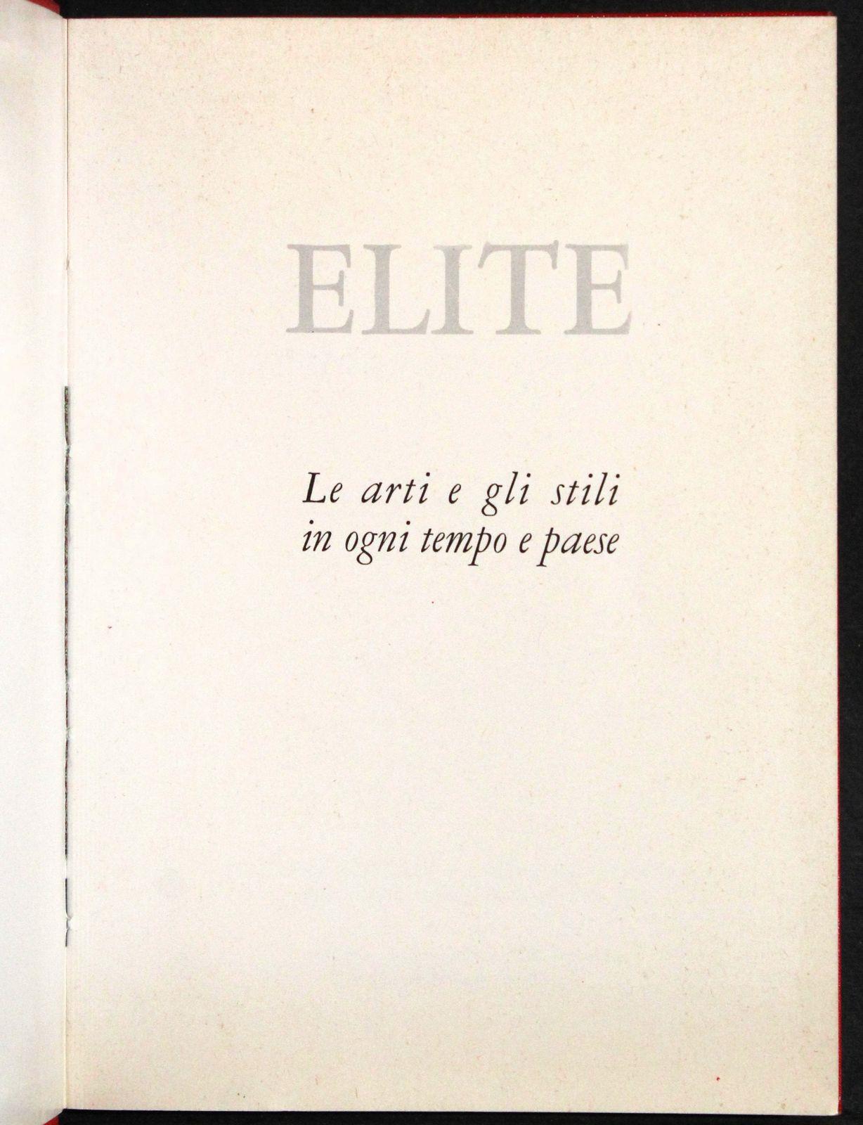 Elite. L'Arredamento Spagnolo
