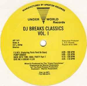 Dj Breaks Classics (Vol. 1) - Vinile LP di The Crazy Frenchman