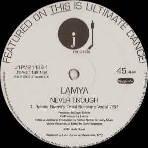 Never Enough - Vinile LP di Lamya