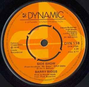 Side Show / I'll Be Back - Vinile 7'' di Barry Biggs