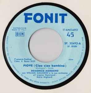 Piove (Ciao Ciao Bambina) - Vinile 7'' di Domenico Modugno