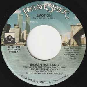 Emotion - Vinile 7'' di Samantha Sang