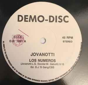 Los Numeros - Vinile LP di Jovanotti