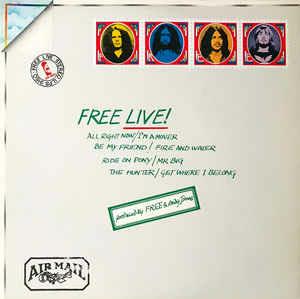Free Live - Vinile LP di Free