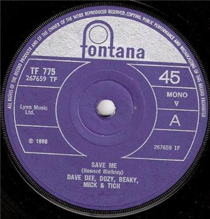 Save Me - Vinile LP di Dave Dee Dozy Beaky Mick & Tich