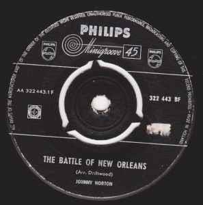 The Battle Of New Orleans - Vinile 7'' di Johnny Horton