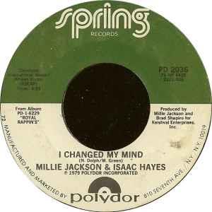 I Changed My Mind - Vinile 7'' di Isaac Hayes,Millie Jackson