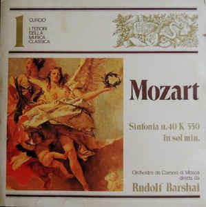 Sinfonia N. 40 K 550 In Sol Min. - Vinile LP di Wolfgang Amadeus Mozart,Rudolf Barshai