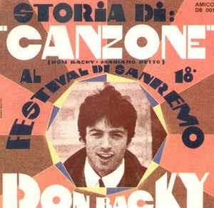 Canzone - Vinile 7'' di Don Backy