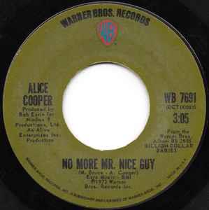 No More Mr. Nice Guy - Vinile 7'' di Alice Cooper