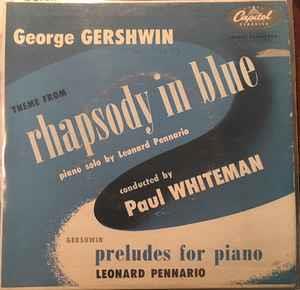 Theme From Rhapsody In Blue / Preludes For Piano - Vinile 7'' di George Gershwin