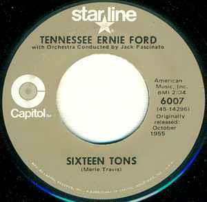 Sixteen Tons / Mule Train - Vinile 7'' di Tennessee Ernie Ford