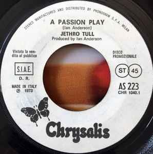 A Passion Play / Samantha - Vinile 7'' di Jethro Tull,Fausto Leali