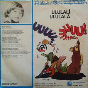 Zecchino D'Oro 79 - Ululalì Ululalà - Vinile 7''