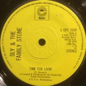 Time For Livin' / Small Talk - Vinile 7'' di Sly & the Family Stone