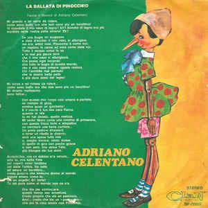 La Ballata Di Pinocchio - Vinile 7'' di Adriano Celentano