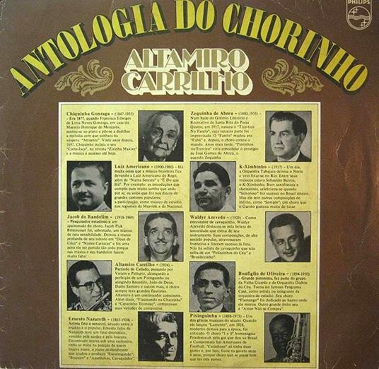Antologia Do Chorinho - Vinile LP di Altamiro Carrilho