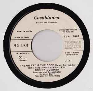 Theme From The Deep (Down, Deep Inside) / Good Time - Vinile 7'' di Donna Summer,Wess Johnson