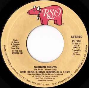 Summer Nights / Rock 'N' Roll Party Queen - Vinile 7'' di John Travolta