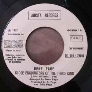 Gene Page / Rosetta Stone: Close Encounters Of The Third Kind / Sunshine Of Your Love - Vinile 7''