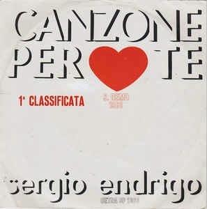 Canzone Per Te - Vinile 7'' di Sergio Endrigo