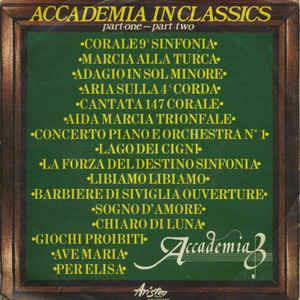 Accademia In Classics - Vinile 7'' di Accademia