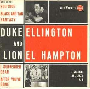 I Classici Del Jazz N. 3 - Vinile 7'' di Duke Ellington,Lionel Hampton