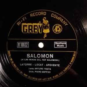 Salomon (A Las Minas Del Rey Salomon) - Vinile 7'' di Arturo Testa