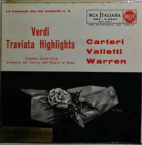 La Traviata (Brani Scelti) - Vinile 7'' di Giuseppe Verdi,Pierre Monteux