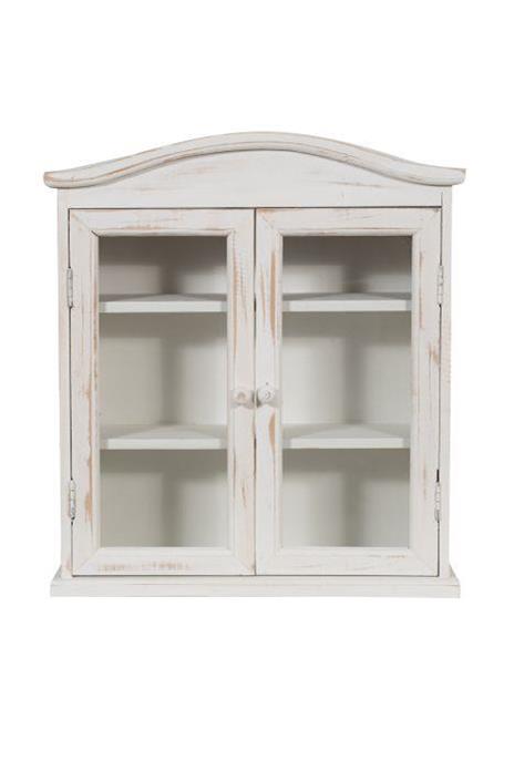 Biscottini vetrinetta vetrina piattaia bacheca da appendere a muro da parete mobile espositore shabby bagno libreria in legno da soggiorno L64XPR17XH84 CM 