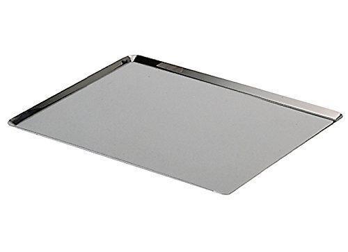 DE BUYER 3361.40 Vassoio Rettangolare in Acciaio Inox, 37,5 x 27 x 0,7 cm