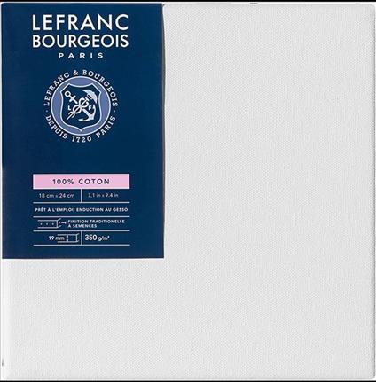 Lefranc Bourgeois Telaio Telato 18x24 Cotone 100% Spessore 19mm Qualita' Classica