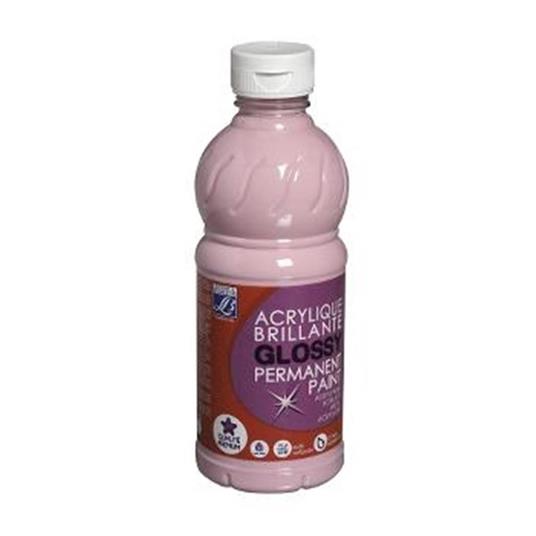 Acrilico brillante Lefranc & Bourgeois Glossy flacone 500ml Rosa confetto