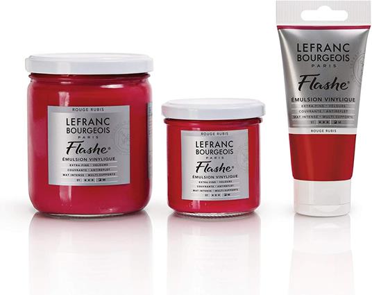 Colore acrilico extra-fine Lefranc & Bourgeois Flashe 125ml serie 1 001 Bianco di titanio - 6
