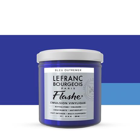 Acrilico Lefranc Flashe Colour 125ml -blue Oltremare